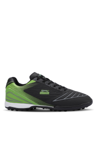 Slazenger DANGER I HS Мужские футбольные бутсы для искусственного поля черные / зеленые - 2