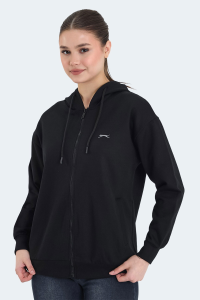 Slazenger KATHLEENA IN Женский оверсайз черный свитшот