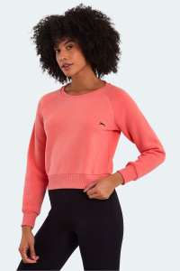 Светшот Slazenger KAITO IN для женщин, цвет коралловый.