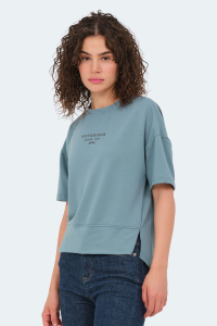 Slazenger VILLAGE Женская оверсайз футболка цвета моря