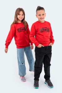 Свитшот Slazenger DUNA IN для детей унисекс красного цвета - 27