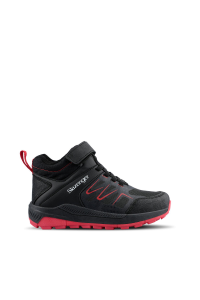 Slazenger KENTON I Унисекс детские ботинки на липучках черного/красного цвета - 213.