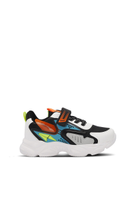 Кроссовки Slazenger NABIL унисекс для детей на липучках черного/белого цветов - 22 размер.