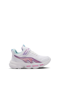 Slazenger NOELA девочковые кроссовки на липучках белого / фуксионного цвета - 2216.