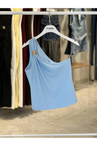 Fiori Tek Omuzlu Bluz