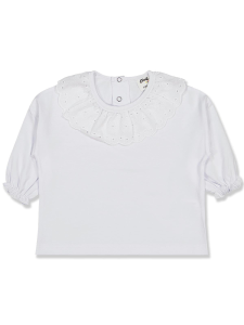 "Civil Baby Fisto с воротником, свитшот для детей от 6 до 18 месяцев - Белый"