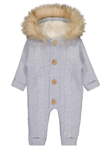 Костюм с капюшоном Beybek для детей от 3 до 12 месяцев - голубой - 9