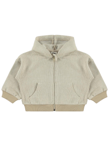 Детская кофта с принтом пальм, 6-18 месяцев - бежевый - 5