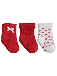 Набор носочков для девочек Baby Fiyonk с аксессуарами, 3 пары, для возраста 6-18 месяцев - 20.