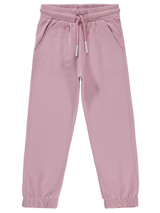 Детские базовые спортивные штаны для девочек 6-9 лет - Розовые - 231