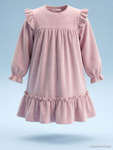 Девочки 2-5 лет Платье - Розовое - 27