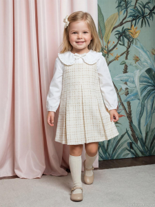 Платье Pierre Cardin для девочек 6-9 лет - цвет экрю - артикул 272.