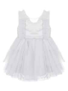 Девушки 2-5 лет - Платье - Сломанный белый - 27