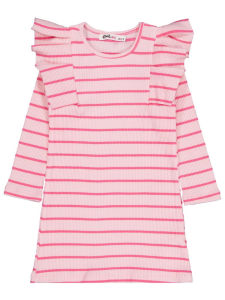 Девочки Рисунок 6-9 лет Платье - Розовое - 27
