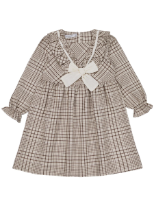 Платье Pierre Cardin для девочек 6-9 лет - бежевое - размер 27.