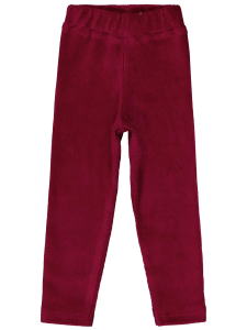 Детские леггинсы для девочек 2-5 лет - бордового цвета - 29.