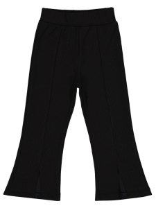 Детские леггинсы с разрезами по бокам для девочек 2-5 лет - черные - 29