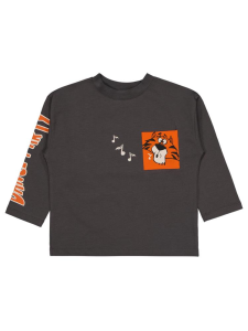 Толстовка с принтом "Мальчики Танцевальная Вечеринка" для детей 2-5 лет - Серый - 32