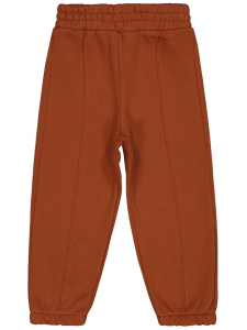 Мужская спортивная брюки с рельефной строчкой для детей 2-5 лет - Оранжевый - 34 размер.