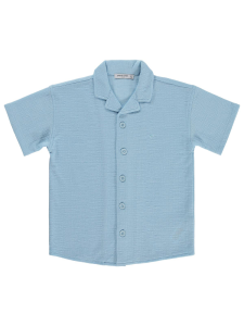 Питер Карден Рубашка с воротником для отдыха на 10-12 лет - Синяя - 39