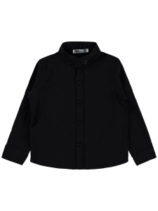 Мальчики, рубашка с вышивкой "Якір" для 2-5 лет - черная - 39