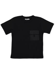 Мальчики Т-shirt с карманом спереди для 2-5 лет - Черный - 40