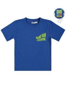 Мальчики NEWYORK Баскетбольная футболка 2-5 лет - Голубая - 40