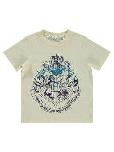 Футболка с логотипом Гарри Поттера для детей от 2 до 5 лет - слоновая кость - 40 размер.