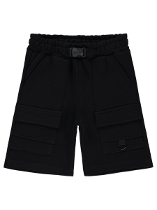 Мальчики Капри с карманами на 10-13 лет - черный - 421