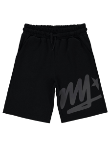 Мальчики Капри с принтом NY, 6-9 лет - черный - 42