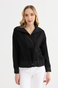 Женская блузка 25YSL8025 черная - 7