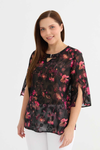 Топ с коротким рукавом и без молнии Truvakar Kol O Yaka Normal Fit для женщин 25YSL8141 черного цвета - 7.