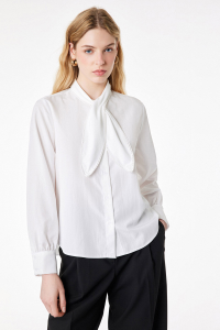 Женская блузка 6SAK60294UW белая - 8