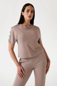 Кофта женская вязаная в стиле Boxy Fit V3RI08I3Z14 цвет бежевый - 12.