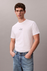 Calvin Klein Jeans Regular Fit мужская футболка LV04RB866G Açık белая - 20