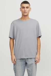 Jack&Jones Regular Fit с круглым вырезом с коротким рукавом мужская футболка 12156101 серая - 20