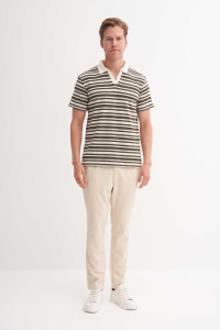 Cazador Regular Fit мужская футболка 40330 зеленая - 20