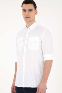 Pierre Cardin comfort fit мужская рубашка G021SZ004 светло-белая - 21