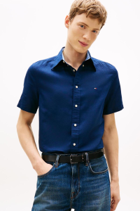Tommy Hilfiger мужская рубашка MW0MW42450 Mavi - 21