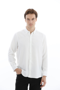 First Company regular fit мужская рубашка 2610103022 белая - 21