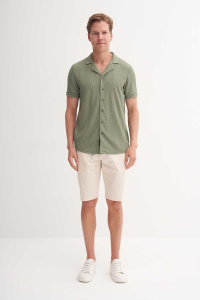 Cazador slim fit мужская рубашка 20000 хаки - 21