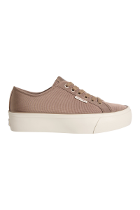 Calvin Klein Jeans женская обувь Vulc на платформе на шнуровке Moire YW0YW02012PBO цвета визон - 33