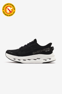 Skechers женские Max Cushioning Slip-ins кроссовки 129400 BKW черные/белые - 34
