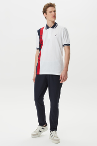 Nautica Beli Lastikli джоггеры Fit с прямыми штанинами мужские брюки P35106T темно-синий - 22