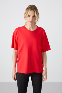 Футболка Fiesta Penye Modal Мягкий Тотал Увеличенный Размер Базовая Женская Т-Shirt - 97285