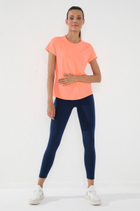 Детская футболка с коротким рукавом стандартного кроя, круглым вырезом для женщин - 97144.