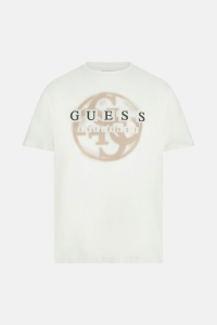 Guess Regular Fit мужская футболка M6GI09K2989 белая - 20