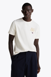 Tommy Hilfiger мужская футболка MW0MW38334 желтая - 20