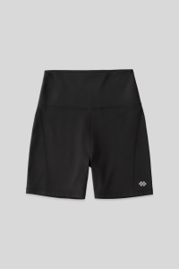 Антрацитовые леггинсы с высокой талией и деталями по поясу, подходящие для велоспорта для женщин - 91017.