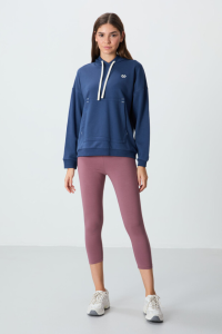 Розовая высокоякостная слим-фит капри леггинсы для женщин - 93097